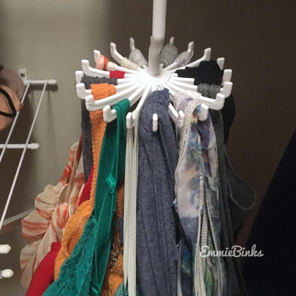New 1 Piece Closet Organizer - Hanging Closet Organization Pieces Scarf Ties